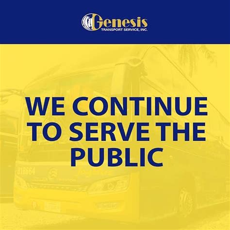 Genesis Transport Service Inc. (@genesistransportph) .
